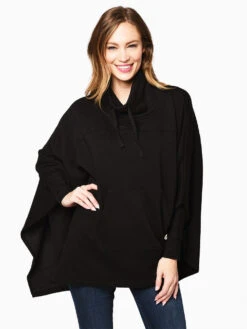 Ugg Women's Charlynne Poncho -Clothing Line Store 1103671 BLACK