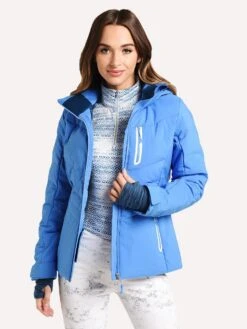 Obermeyer Women's Cosima Down Jacket -Clothing Line Store 11129 AZUREalt2