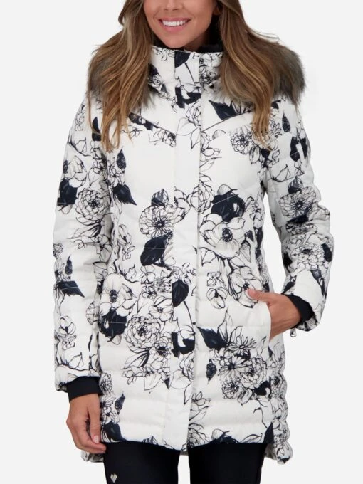 Obermeyer Women's Blossom Down Parka With Faux Fur -Clothing Line Store