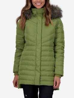 Obermeyer Women's Blossom Down Parka With Faux Fur -Clothing Line Store 11181xSAGUAROxPrimary 45029810