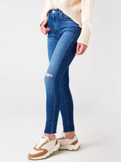 Mother Women's High Waisted Looker Ankle Fray Jean -Clothing Line Store 1411