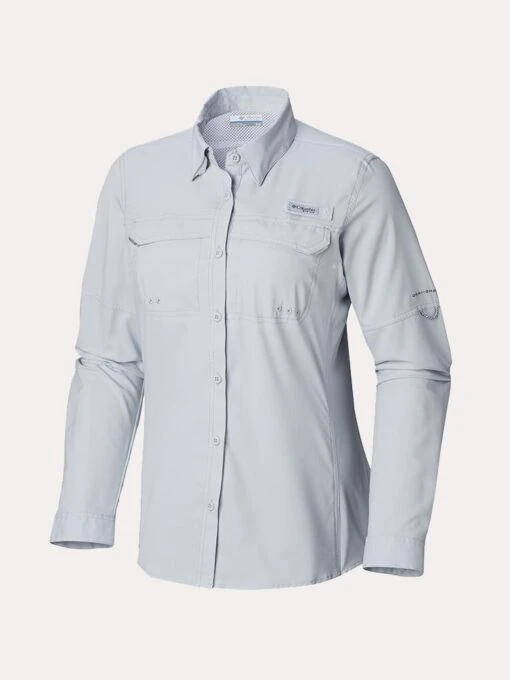 Columbia Women's PFG Lo Drag Long Sleeve Shirt -Clothing Line Store 1655831 cirrusgrey