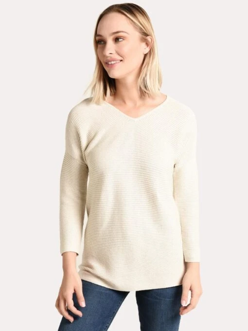 Project J Hi-Low V-Neck Sweater -Clothing Line Store 18255 oatmeal a2e80f45 bd93 4af5 bbd5 d53cd7c7f94e