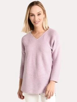 Project J Hi-Low V-Neck Sweater -Clothing Line Store 18255 paleviolet 8c23832f 31a4 43e4 9d48 8fefd3cc2829