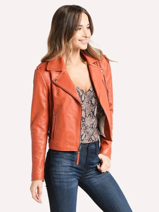 Joie Women's Leolani Leather Jacket -Clothing Line Store 19 3 006062 J2599 AUTUMNalt1