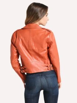 Joie Women's Leolani Leather Jacket -Clothing Line Store 19 3 006062 J2599 AUTUMNalt2