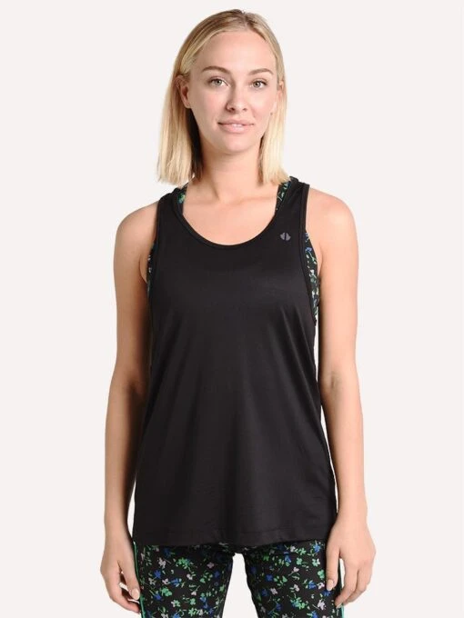 Thrive Societe Netted Racer-Back Tank -Clothing Line Store 19181256 black 14e57b2b 70ed 4ecd bb25 19dc3cfd270f