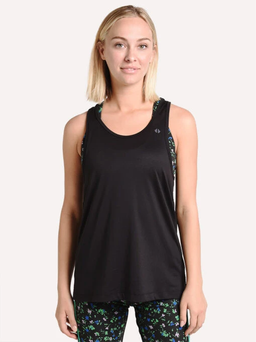 Thrive Societe Netted Racer-Back Tank -Clothing Line Store 19181256 black 2b34eaaa bbad 4cc9 a383 bd76fb73f4f7