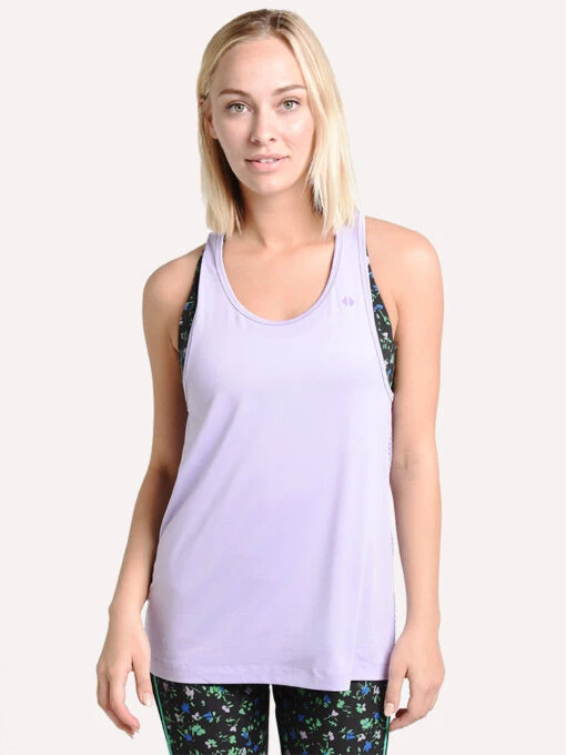 Thrive Societe Netted Racer-Back Tank -Clothing Line Store 19181256 lilac 84077015 61e2 43d4 9e96 41f7a4c806fa