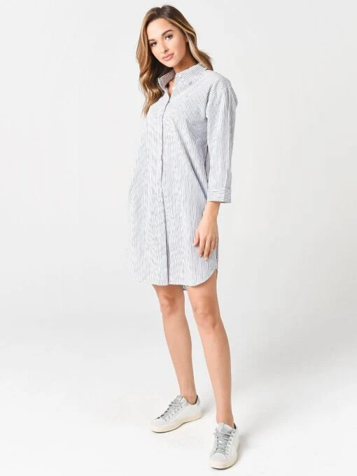 Sundry Women's Pin Stripe Shirt Dress -Clothing Line Store 1E