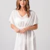 Heidi Klein Cairns Drawstring Mini Kaftan -Clothing Line Store 20RSCR2827xWhitexPrimary 8fbecb1d 8cd2 4f9c 98d1 554e922b8b0d