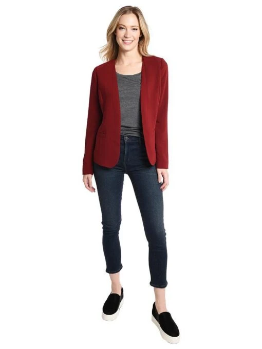 Skies Are Blue Blazer -Clothing Line Store 22289 darkrubyalt1