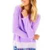 Lilly Pulitzer Women's Fairfax Cashmere Sweater -Clothing Line Store 25107 550lilacverbheather