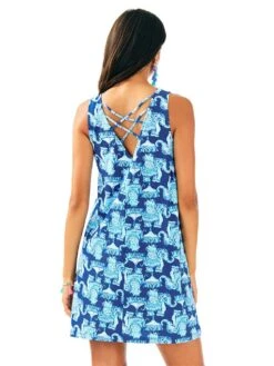 Lilly Pulitzer Kristen Dress -Clothing Line Store 28220 546deepindigojoyridealt2