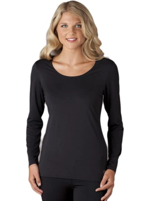 Snow Angel Women's Cybersilk Scoop Neck -Clothing Line Store 301 20b black 85b47338 55f6 4f5b 8c67 037adb8584d1