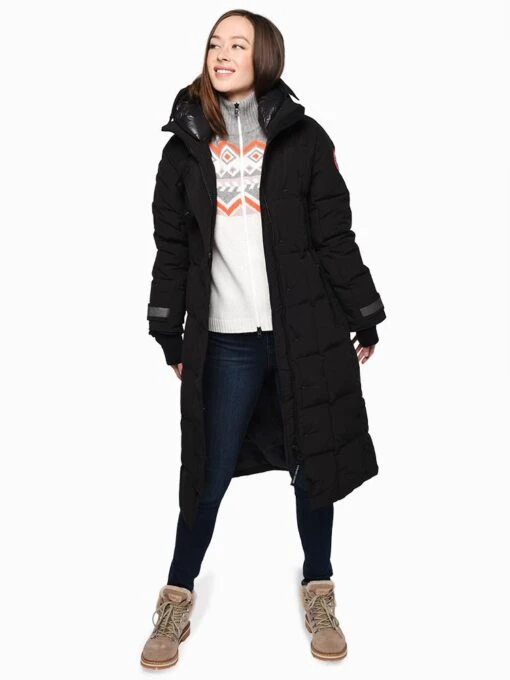 Canada Goose Women's Elmwood Parka -Clothing Line Store 3815L BLACK