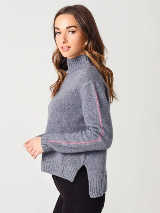 One Grey Day Women's Denver Cashmere Pullover -Clothing Line Store