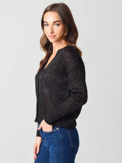 One Grey Day Women's Maxwell Sparkle Cardigan -Clothing Line Store