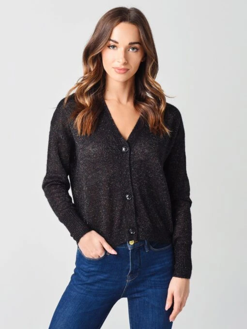 One Grey Day Women's Maxwell Sparkle Cardigan -Clothing Line Store