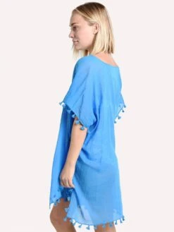 Seafolly Amnesia Kaftan -Clothing Line Store 52162 electricbluealt2