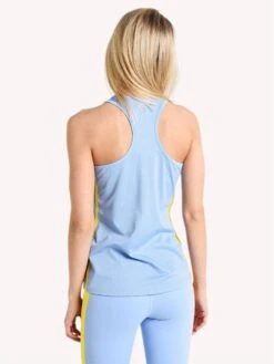 Tory Sport Contrast-Stripe Performance Mesh-Back Tank -Clothing Line Store 52217 acebluealt2