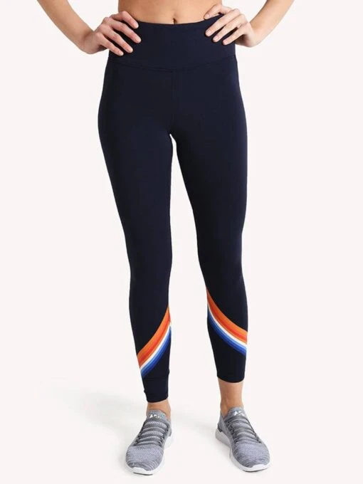 Tory Sport High-Rise Tempo Chevron 7/8 Legging -Clothing Line Store 52262 torynavy 53236152 af1c 4262 97e1 bd7f907d8c1f