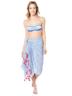 Seafolly Jacquard Sarong -Clothing Line Store 52933 sg icechambrayalt3