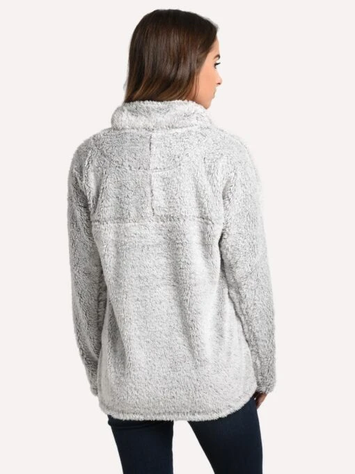 Dylan Women’s Vintage Shag Sherpa Pullover -Clothing Line Store 91W61LVS OATMEALalt2