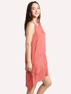 Dylan Double Layer Fray Hem Dress -Clothing Line Store 95w34spl currantalt1