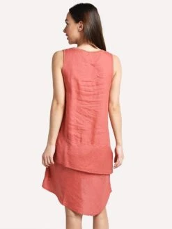 Dylan Double Layer Fray Hem Dress -Clothing Line Store 95w34spl currantalt2