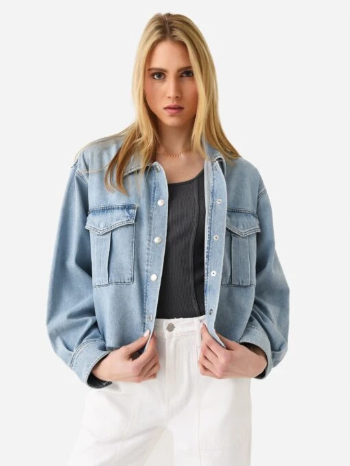 Agolde Women's Nyx Denim Shirt -Clothing Line Store A7218