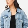 Agolde Women's Shrunken Charli Denim Jacket -Clothing Line Store A9083 1254xIMMORTALxPrimary 75322344