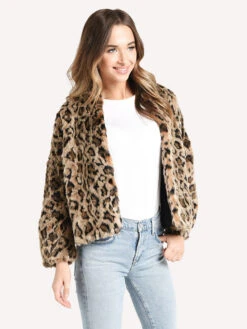 Velvet Women's Anne -Clothing Line Store ANNE04 LEOPARDalt2