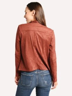 BB Dakota Women's Wade Faux Suede Jacket -Clothing Line Store BH302336 CHERRYWOODalt4