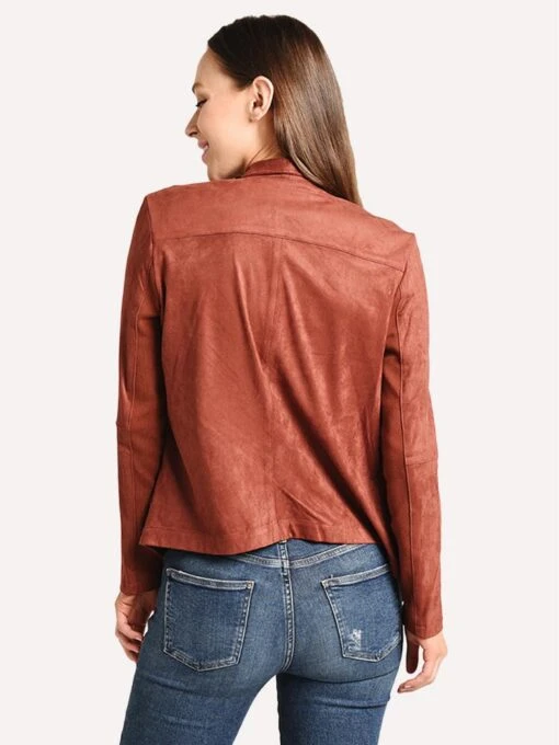 BB Dakota Women's Wade Faux Suede Jacket -Clothing Line Store BH302336 CHERRYWOODalt4