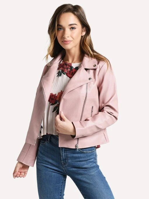 BB Dakota Moto Finish Jacket -Clothing Line Store BJ302974 ROSEQUARTZ