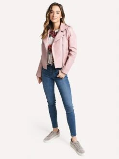 BB Dakota Moto Finish Jacket -Clothing Line Store BJ302974 ROSEQUARTZalt1