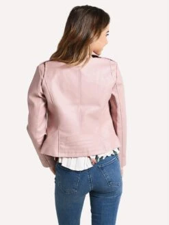 BB Dakota Moto Finish Jacket -Clothing Line Store BJ302974 ROSEQUARTZalt3