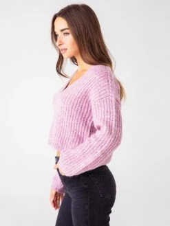 BB Dakota Women's Cardi All The Time Sweater -Clothing Line Store BL306022xROSEMAUVExAlt2 43524480