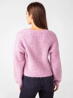 BB Dakota Women's Cardi All The Time Sweater -Clothing Line Store BL306022xROSEMAUVExAlt3 43524482