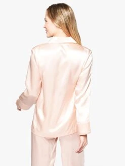 Sleeper Women’s Carrie Blush Silk Pajama Set -Clothing Line Store BSC003P BLUSHalt2