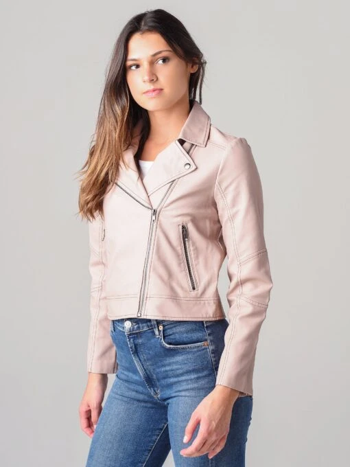 Cupcakes And Cashmere Women's Melody Faux-Leather Jacket -Clothing Line Store