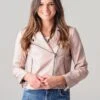 Cupcakes And Cashmere Women's Melody Faux-Leather Jacket -Clothing Line Store CK302257xMISTYROSExPrimary 12425749