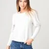 Cupcakes And Cashmere Women's Kacey Sweater -Clothing Line Store CK305149xHEATHERASHxPrimary 17539265