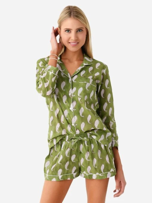 Sur La Vague Women's Coy Pajama Set -Clothing Line Store