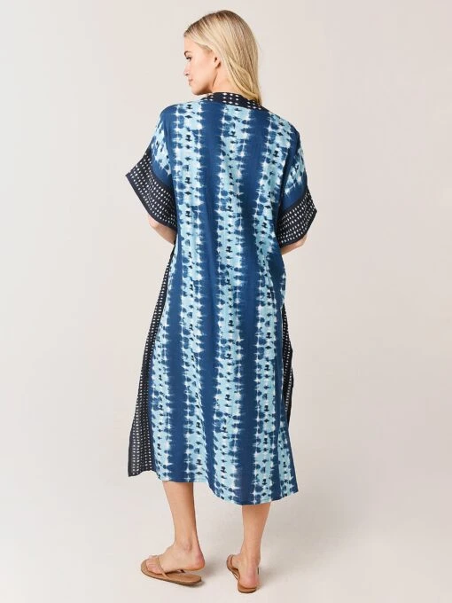 Echo Women's Shibori Maxi Caftan -Clothing Line Store