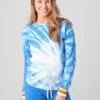 Warm Women's Tie-Dye Sweatshirt -Clothing Line Store F20 513xBLUEMULTIxPrimary 15956627