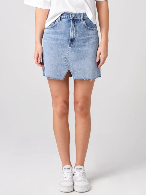 J Brand Women's Jules High-Rise Stretch Denim Skirt -Clothing Line Store