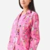 Karen Mabon Women's Skiers Long Pajama Set -Clothing Line Store KM SKIPxPINKxPrimary 81607367