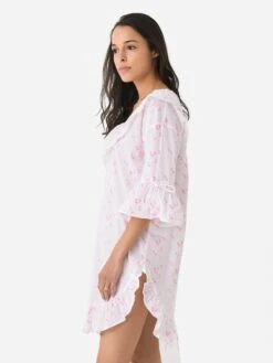 Lenora Women's Lily Nightshirt -Clothing Line Store LILYNIGHTSHIRTxPINKxAlt2 98144503